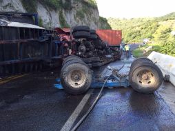 Las autoridades se encuentran en labores de limpieza y en proceso de retirar los escombros. ESPECIAL / Protección Civil