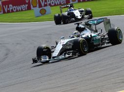 Pérez tuvo lo que ha sido hasta el momento su mejor actuación. AFP / E. Dunand