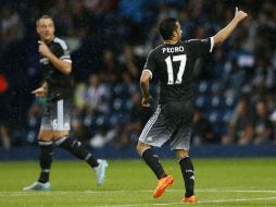 Pedro tuvo un gran debut con la escuadra inglesa. AFP / J. Tallis