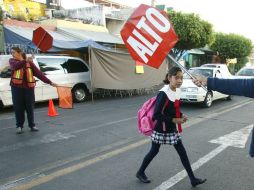 La Asociación de Padres de Familia afirma que las patrullas escolares agilizan el ingreso a las aulas. EL INFORMADOR / ARCHIVO