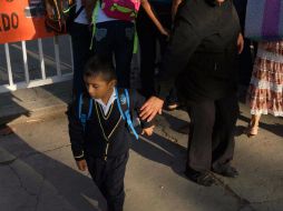 El acuerdo de la asamblea estatal de la Sección 7 de la SNTE fue iniciar clases este lunes. SUN /