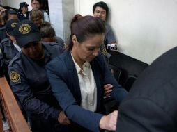 Aseguran que hay pruebas para juzgar a Roxana Baldetti. AFP / J. Ordonez