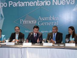 Osorio Chong expresa su deseo de que el Partido Nueva Alianza tenga un buen desempeño en los procesos electorales que vienen. TWITTER / @osoriochong