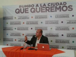 ''Le pido a los ciudadanos paciencia para que vean que vamos a hacer las cosas distintas'', dice Enrique Alfaro. TWITTER / @MovCiudadanoJal