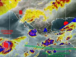 El huracán ''Jimena'' está acompañado de vientos máximos sostenidos de 130 kilómetros por hora con rachas de 155 kilómetros por hora. ESPECIAL / smn.cna.gob.mx
