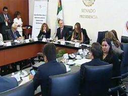 Dentro de los aspectos mencionados se encuentra el combate al tráfico de drogas y armas. YOUTUBE / Senado de México.