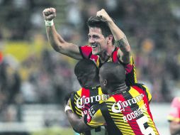 La Manada mostró la contundencia y madurez necesaria para soñar con volver a la Primera División. EL INFORMADOR / R. Tamayo