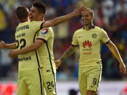 Los goles de la victoria fueron obra de Oribe Peralta, al minuto 47, así como del argentino Darío Benedetto, al 75. AFP / A. Estrella