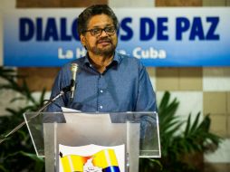 El jefe negociador de las FARC, Iván Márquez. EFE / E. Mastrascusa