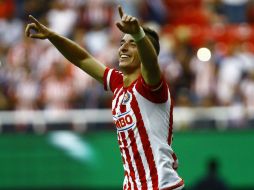 Isaac espera que este gol sea el inicio de un ascenso con el Guadalajara. AFP / H. Guerrero