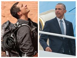 El presidente Barack Obama aparecerá al lado del experto en supervivencia Bear Grylls. ESPECIAL / @NBC / AFP