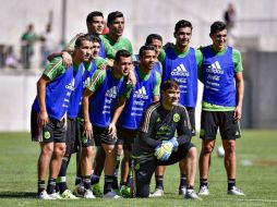 El Tri entrena en Salt Lake City de cara al partido ante Trinidad y Tobago. TWITTER / @miseleccionmx