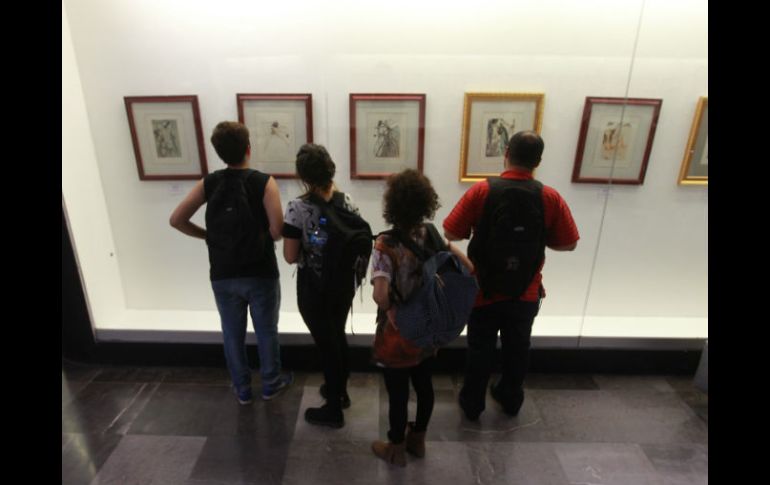 Las obras de José Clemente Orozco y Salvador Dalí estarán en exhibición hasta el próximo mes. EL INFORMADOR / F. Atilano