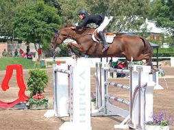 Juan Pablo Gaspar, del club anfitrión, obtuvo cuatro puntos acumulados, e hizo 63.35 segundos en el cronómetro. EL INFORMADOR / M. Vargas