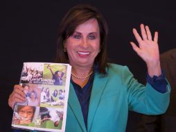 ‘Estoy convencida de que voy a ser presidenta de Guatemala’, afirma Sandra Torres. AP / M. Castillo