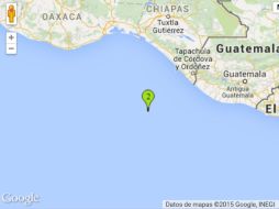 La UNAM señala que el movimiento telúrico se registró a 14 kilómetros de profundidad del punto originario. ESPECIAL / http://ssn.gob.mx/