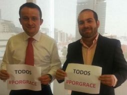 El titular de la Comisión se reúne con el padre de la menor para hablar de la autorización en fase experimental. TWITTER / @arriolamikel