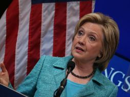 Clinton habló ante el centro de investigación Brookings Institution, en Washington. AP / M. Wilson