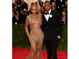 La pareja durante la alfombra roja del MET Gala de este año. INSTAGRAM / beyonce