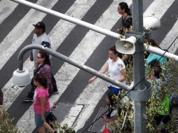 Pocas fallas. En algunos sitios pasó inadvertido el ejercicio. SUN / A. Hernández