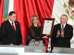 Pavlovich resultó ganadora el 7 de junio cn el 48.73% de los votos. TWITTER / @claudiapavlovic