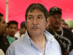 Rubén Núñez, líder de la sección 22 de Oaxaca. EFE / ARCHIVO