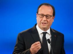 Hollande considera que será necesario bombardear al Estado Islámico en Siria. AFP / SEBASTIEN BOZON
