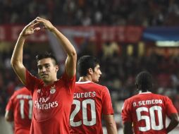 Una gran jugada individual de Gaitán por la banda izquierda desbordando por velocidad acabó en un gran gol. AFP /  F. Leong