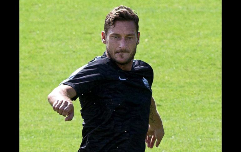 Totti ha vestido la playera de La Loba en toda su carrera. EFE / C. Peri