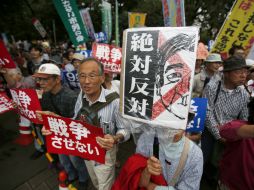 Las personas que están en contra señalan que esto vulnera la Constitución. AP / K. Ueda