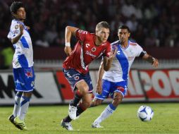 Julio Furch anotó el segundo tanto que dio la victoria a Veracruz. MEXSPORT / L. Monroy