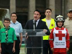 El gobernador encabeza el Día Nacional de Protección Civil. EL INFORMADOR / F. Atilano