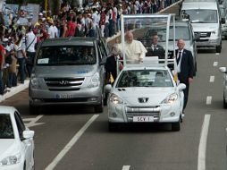 Francisco llegó al que se consiera uno de los lugares más emblemáticos de ese país. AFP / B. Meza