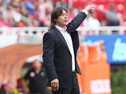 Almeyda no quiso hablar sobre el Clásico Nacional, pues dice antes está un juego en Copa. EL INFORMADOR / M. Vargas