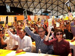 En el Congreso del PRD se acordó que el próximo comité ejecutivo nacional deberá hacer la consulta. SUN / A. Hernández