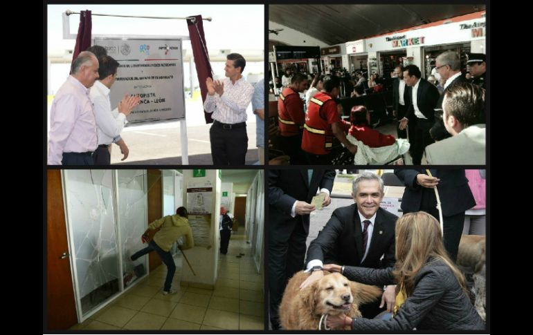 Los protagonistas de las noticias más relevantes del día de hoy. ESPECIAL /