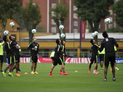 Los futbolistas comenzaron su entrenamiento este martes. TWITTER / @CF_America