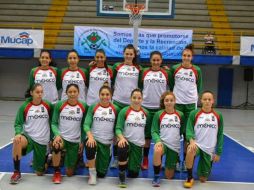 El equipo mexicano se distinguió por su juego de conjunto, porque todas anotaron en la canasta. TWITTER / @mexbasquet
