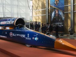 El Bloodhound SSC está equipado con un motor de un avión de caza de 135 mil caballos. EFE / W. Oliver