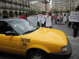 Hasta julio de 2015, se han registrado 105 protestas en contra del servicio de taxis ejecutivos, en promedio 15 por mes. EL INFORMADOR / ARCHIVO