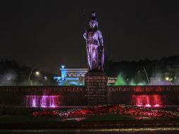 Las instalaciones para la iluminación de la Glorieta Minerva son de focos LED en su totalidad. EL INFORMADOR / F. Atilano