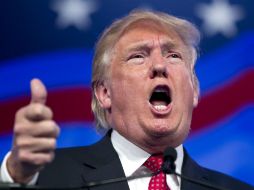 ''Lo renegociaremos o lo anularemos'', dice Trump ante el histórico convenio concertado entre Estados Unidos, Canadá y México. AP / L. Magana