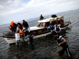 Para la mayoría de los migrantes sirios y turcos, Grecia se ha convertido en la puerta de entrada a Europa. AFP / A. Messinis