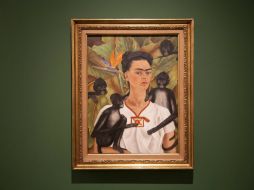 Frida Kahlo protagoniza junto a otras mujeres surrealistas una exposición inédita en el Instituto Tomie Otake en Brasil. EFE / S. Moreira