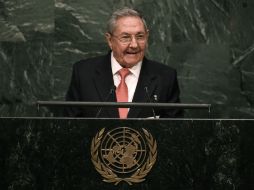 Se trata de la primera participación de Raúl Castro ante la Asamblea General como jefe de Estado cubano. AFP / T. A. Clary