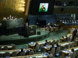En la cumbre mundial sobre el desarrollo sostenible celebrada en la ONU, instaron a acabar con el hambre con urgencia. EFE / E. Bayer