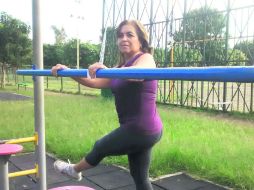 Lucina Ramírez suele correr 40 minutos cada día.  /