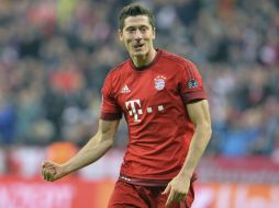 Robert Lewandowski marcó un triplete y alcanzó los 10 goles en una semana. AP / K. Joensson