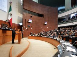 No sabe el trabajo, el esfuerzo de los mexicanos al ir a Estados Unidos, dice el titular de la Segob sobre el republicano. NTX / Senado