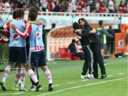 'Los goles que hicimos fue por intermedio de buen juego, no por casualidad', dijo Almeyda. EL INFORMADOR / M. Vargas